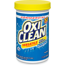 United Stationers Supply CDC5703701211 OxiClean Versatile Stain Remover, Unscented, 1.5 lb Box image.