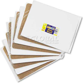 The Chenille Kraft Company 9881-10 Chenille Kraft 9881-10 Student Dry-Erase Boards, Melamine, 12 x 9, White, 10/Set image.