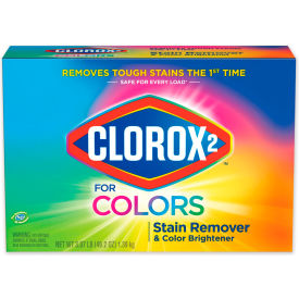 United Stationers Supply 3098 Clorox 2® Stain Remover and Color Booster Powder, Original, 49.2 oz. Box, 4/Case image.