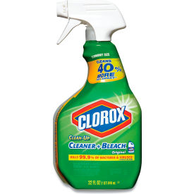 Clorox 31221 Clorox® Clean-Up Cleaner + Bleach, Original, 32 Oz. Spray Bottle, 9/Carton image.
