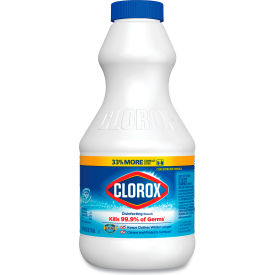 Clorox 32251 Clorox® Regular Bleach With Cloromax Technology, 24 Oz. Bottle, 12/Carton image.