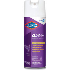 Clorox 32512EA Clorox® 4 In One Disinfectant And Sanitizer, Lavender, 14 Oz. Aerosol Spray image.