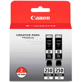 Canon  6432B004 Canon® 6432B004 Ink (PGI-250XL), ChromaLife 100+, 500 Page-Yield, Black 2/Pk image.