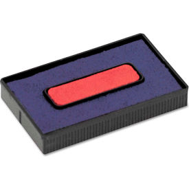 Cosco Inc 61797 COSCO Felt Replacement Ink Pad for 2000PLUS Economy Message Dater, Red/Blue image.