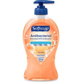 United Stationers Supply US03562AEA Softsoap® Antibacterial Hand Soap, Crisp Clean, 11.25 oz. Pump Bottle image.