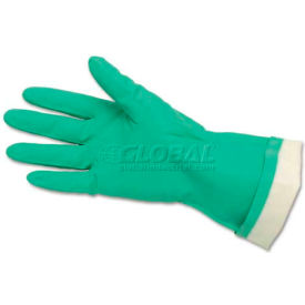 Mcr Safety 5319E Memphis 5319E Flock-Lined Nitrile Gloves, Green image.