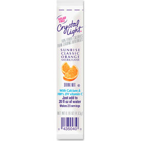 Kraft Foods, Inc CRY00504 Crystal Light® On-The-Go Drink Mix Sticks, Sugar Free, Sunrise Orange, 0.16 oz., 30/Box image.