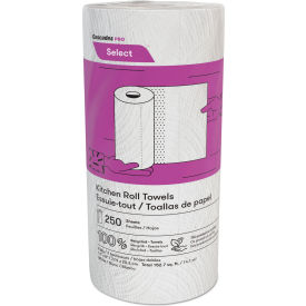 United Stationers Supply CSDK250 Cascades PRO Select Kitchen Roll Towels, 2-Ply, 8 x 11, 250/Roll, 12/Carton image.