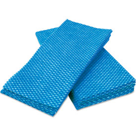 United Stationers Supply CSDW902 Cascades PRO Tuff-Job Foodservice Towels, 12" x 24", Blue/White, 200/Carton image.