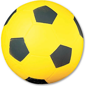 Champion Sports SFC Champion Sports SFC Coated Foam Sport Ball, For Soccer, Playground Size, Yellow image.