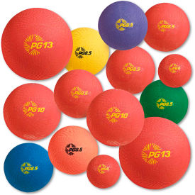 Champion Sports UPGSET1 Champion Sports UPGSET1 Playground Ball Set, Multi-Size, Multi-Color, Nylon, 14/Set image.