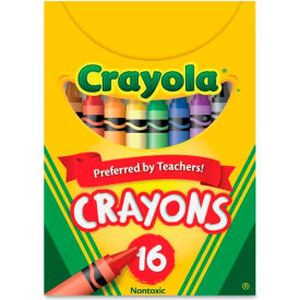 Crayola 520016 Crayola 520016 Classic Color Pack Crayons, Tuck Box, 16 Colors/Box image.