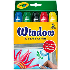 Crayola 529765 Crayola 529765 Washable Window Crayons, 5/Set image.