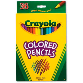 Crayola 684036 Crayola® Short Barrel Colored Woodcase Pencils, 3.3 mm, 36 Assorted Colors/Set image.