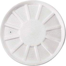 Dart® Vented Foam Lids For 8 oz to 60 oz Cups White Pack of 500