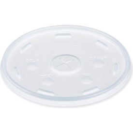 Hot Cup Lids For Foam Containers, Fits 32, 44, 60 oz. Cups, Translucent, 1000/Carton view 2