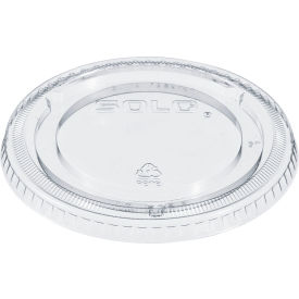 United Stationers Supply 626TP Dart® PETE Flat Cold Drink Cup Lids For 12 oz to 24 oz Cups, Pack of 1000 image.