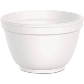 United Stationers Supply 6B12 Dart® Foam Food Container, Squat, White, Pack of 1000 image.