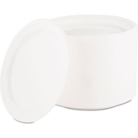 United Stationers Supply 6PWF Dart® Famous Service Plastic Dinnerware Plate, 6" Dia., White, Pack of 125 image.