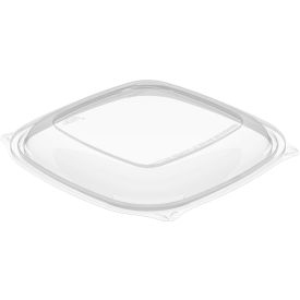 United Stationers Supply C2464BDL Dart® Presenta Bowls Pro Square Lids For 24 to 32 oz Bowls, 1/2"H, Clear, Pack of 252 image.
