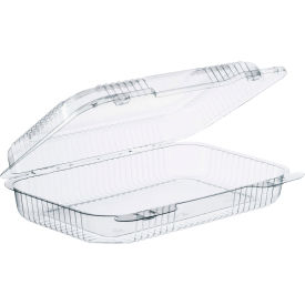 Dart® StayLock® Container 9-3/8""L x 6-13/16""W x 2-1/8""H Clear Pack of 250