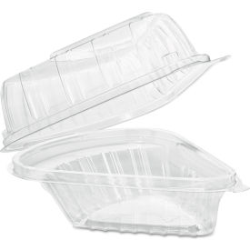 United Stationers Supply C54HT1 Dart® Showtime Container, 6-1/8"L x 5-5/8"W x 3"H, Clear, Pack of 250 image.