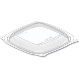 PresentaBowls Pro Square Lids, Fits 8 - 16 oz. Bowls, Clear, 63/Bag, 8 Bags/Carton view 2