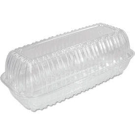 United Stationers Supply C99HT1 Dart® Showtime Container, 9-7/8"L x 5-1/8"W x 9-7/8"D x 3-1/2"H, Pack of 200 image.