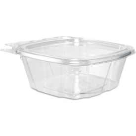 United Stationers Supply CH12DEF Dart® ClearPac SafeSeal Container w/ Flat Lid, 4-7/8"L x 2"W x 5-1/2"H, Pack of 200 image.