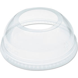 United Stationers Supply DLW626 Dart® Open Top Dome Lid For 16 oz to 24 oz Cups, 1-7/8" Dia. Hole, Pack of 1000 image.