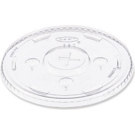 Straw Slot Cold Cup Lids, Fits 30 - 32 oz. Cups, Clear, 50/Sleeve, 20 Sleeves/Carton view 2