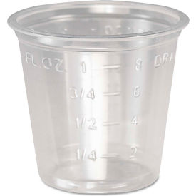 United Stationers Supply DCCP101M Dart® Plastic Medical & Dental Cups, 1 oz, Clear, Graduated, 5000/Carton image.