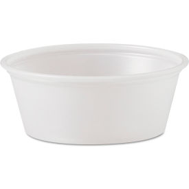 United Stationers Supply P150N Dart® Polystyrene Portion Cups, 1.5 oz, Translucent, Pack of 2500 image.