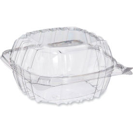 ClearSeal Hinged Lid Container, 5-15/16"L x 5-7/8"W x 3-1/8"H, Clear, 500/Carton view 2