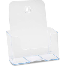 Deflecto 74901 deflect-o 74901 DocuHolder for Countertop or Wall Mount Use, 6-1/2"W x 3-3/4"D x 7-3/4"H, Clear image.