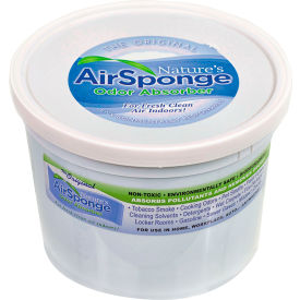 United Stationers Supply 101-3EA Natures Air Sponge Odor Absorber, Neutral, 64 oz Tub image.