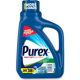 Purex Liquid Laundry Detergent, Mountain Breeze, 50 Oz. Bottle, 6/Carton
