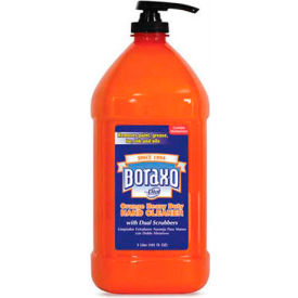 United Stationers Supply 2340006058 Boraxo® Orange Heavy Duty Hand Cleaner, 3 Liter Pump Bottle - 2340006058 image.