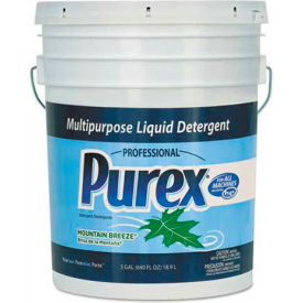 United Stationers Supply DIA 06354 Purex Mountain Breeze Concentrated Laundry Detergent Liquid, 5 Gallon Pail - 06354 image.