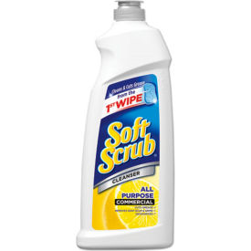 United Stationers Supply DPR15020CT Soft Scrub® Soft Cleanser, Lemon, 36 oz. Bottle, 6 Bottles - 15020 image.