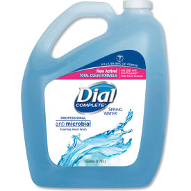 United Stationers Supply DIA15922 Dial® Professional Antimicrobial Foaming Hand Wash, Spring Water, 1 Gallon Bottle, 4/Case image.