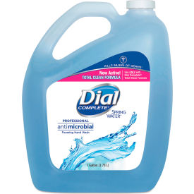 United Stationers Supply DIA15922EA Dial® Professional Antimicrobial Foaming Hand Wash, Spring Water, 1 Gallon Bottle image.