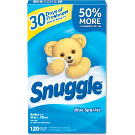 United Stationers Supply 45115 Snuggle® Fabric Softener Sheets, Fresh Scent, 120 Sheets/Box, 6 Boxes/Case image.