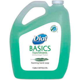 United Stationers Supply DIA 98612 Dial® Professional Basics Foaming Hand Soap, Honeysuckle, Gallon Bottle, 4/Case - DIA 98612 image.