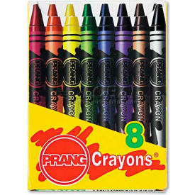 Dixon Ticonderoga 0** Prang 0 Crayons Made with Soy, 8 Colors/Box image.