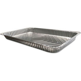 United Stationers Supply 7700-70 Durable Packaging Aluminum Steam Table Pans, Full-Size Shallow, 175 oz, Pack of 50 image.