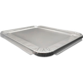 United Stationers Supply 8200100XX Durable Packaging Aluminum Steam Table Lids, Fits 1/2 Size Pan, Pack of 100 image.