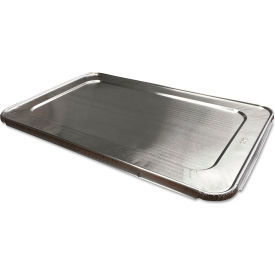 United Stationers Supply 890050XX Durable Packaging Aluminum Steam Table Lids, Fits Full-Size Pan, Pack of 50 image.