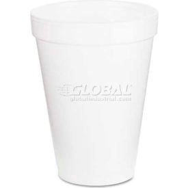 Dart 12J16 Dart® Drink Foam Cups, 12 oz, White, 1000/Carton image.