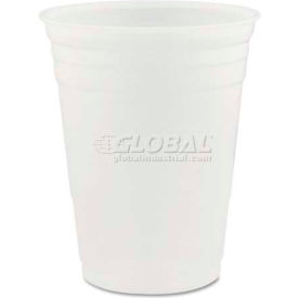 Dart DCCP16 Dart® ThermoGlaze® Foam Cups, Hot/Cold Cups 8 oz, Cafe G Design, 1000/Carton image.